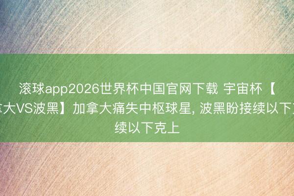 滚球app2026世界杯中国官网下载 宇宙杯【加拿大VS波黑】加拿大痛失中枢球星, 波黑盼接续以下克上